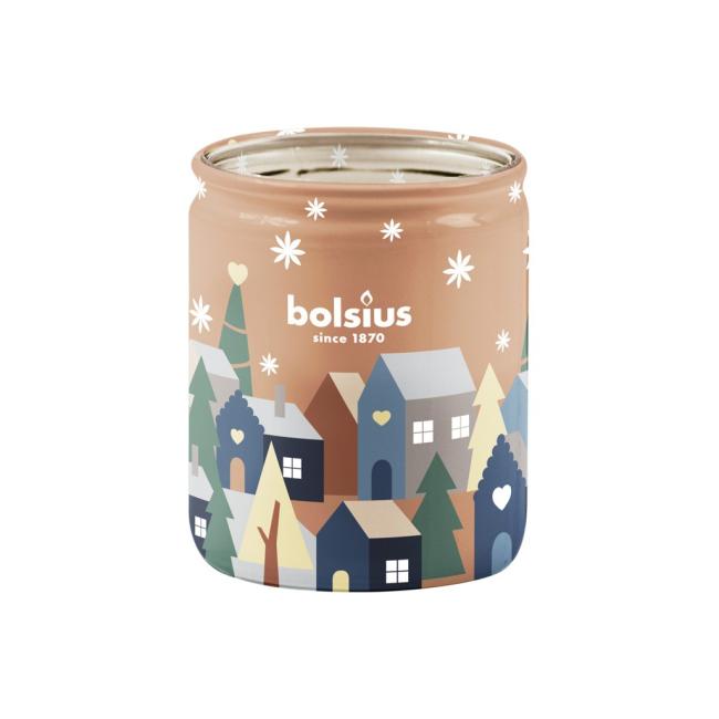 [XM044188] Bolsius Glass 68x80mm Silent night, scented candle