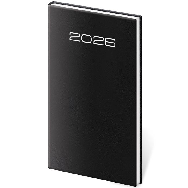 Diár Old Karachi Weekly Pocket Black 2026