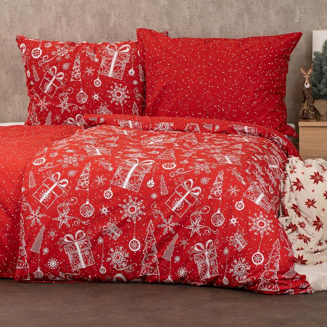 Cotton sheets Christmas gift 100% cotton (blanket + pillow)