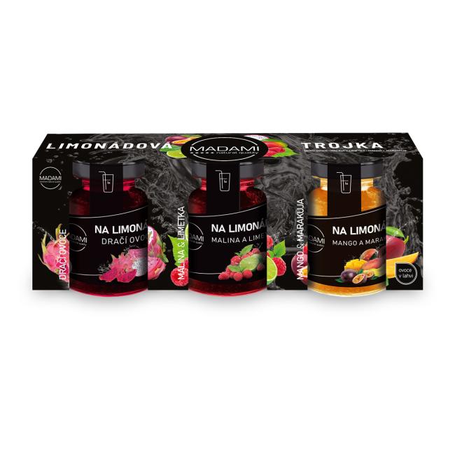 [XM251052] MADAMI Lemonade three fruits 3 x 60g