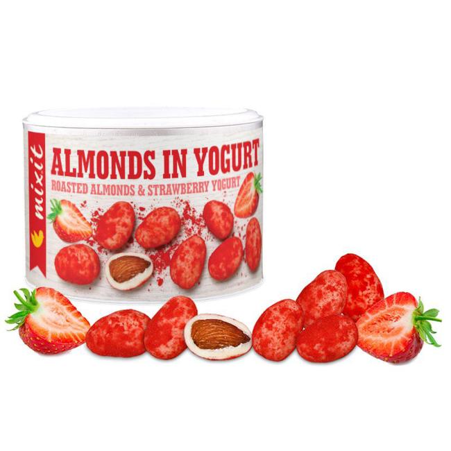 Mixit Almonds in yogurt with strawberry powder 240g