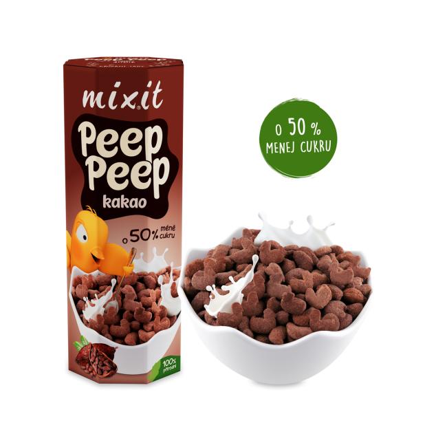 Mixit BIO Cereálie Peep Peep- Kakao 280g