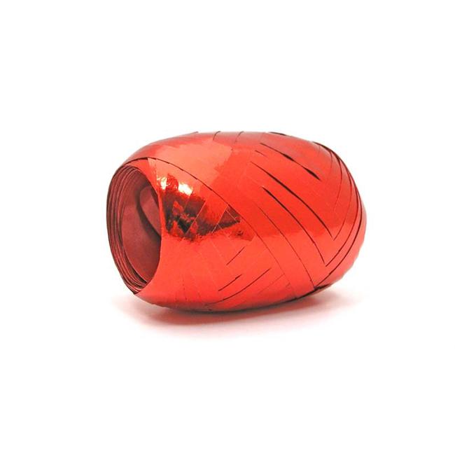 Christmas gift ribbon metallic red 5mm x 20m