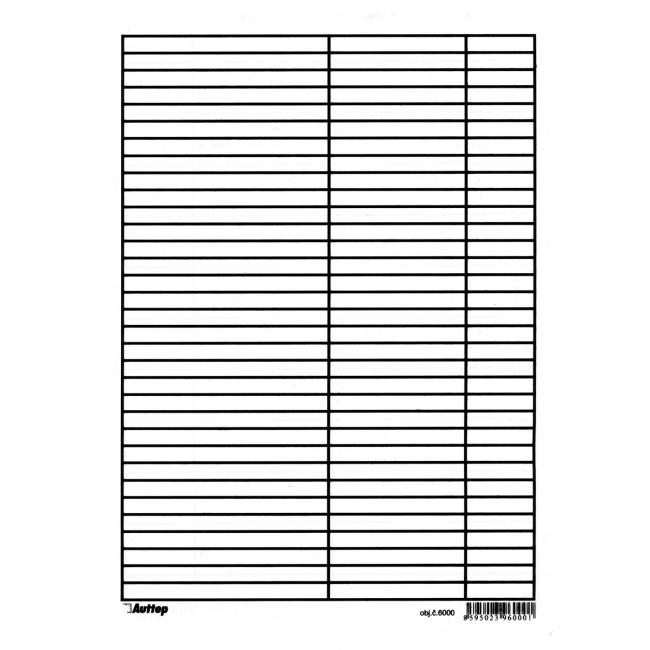 [XX000657] A4 lined plastic writing pad for a notebook