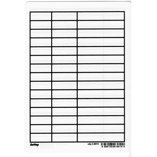 [XX000658] Plastic writing pad lined A5 for a notebook