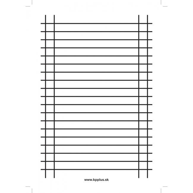 A4 lacquered paper writing pad