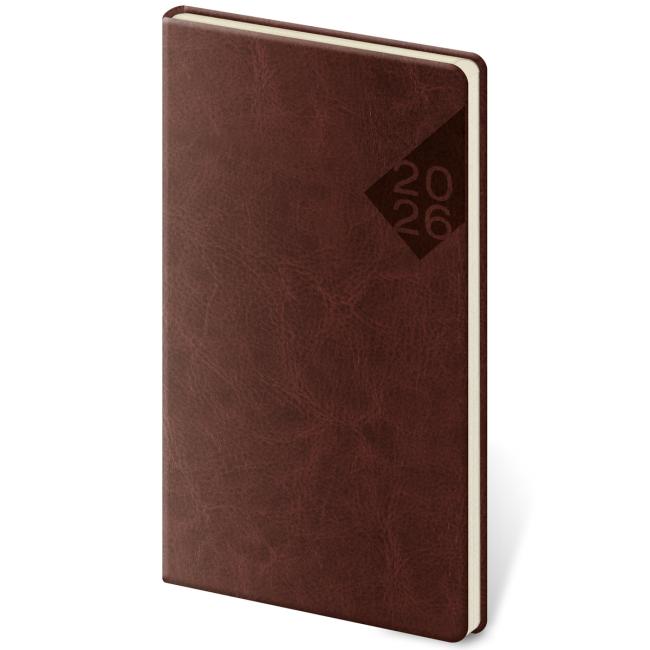 Diary Nebraska Weekly Pocket English Red 2026