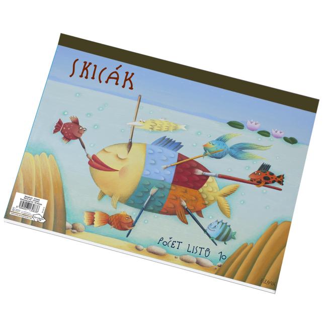 [XX541823] Skicár A3 10 listov biely
