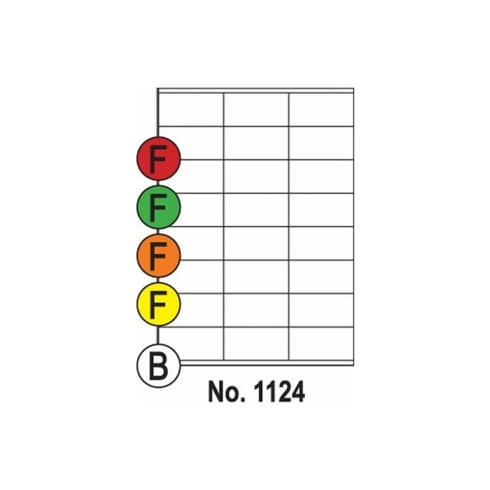 Etikety farebné 70x36mm A4 100 hárkov zelené (Contracted)