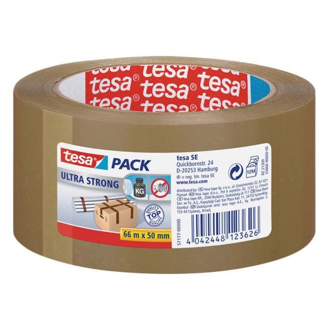 TESA packing tape ultra strong 50mm x 66m brown (Contracted)