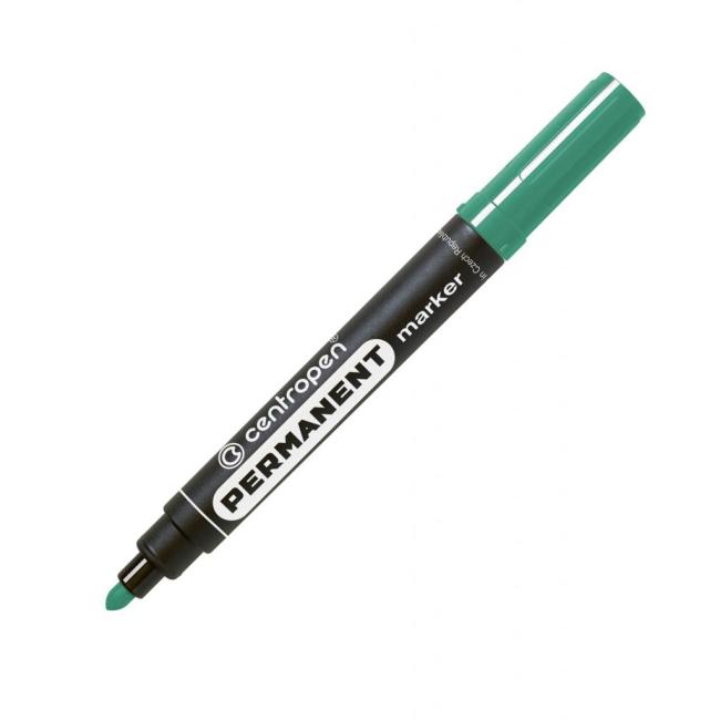 [CE856640-C] Permanentný popisovač Centropen 8566 zelený (Contracted)