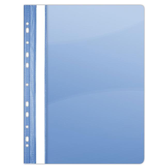 PVC quick binder with perforation DONAU glossy blue