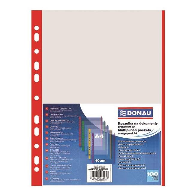 [DO177404] Eurocover DONAU A4 40mic s červeným okrajom