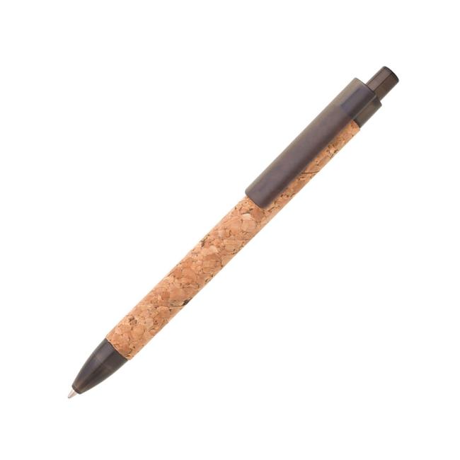 [AD795080] CORK ballpoint pen with black cork surface
