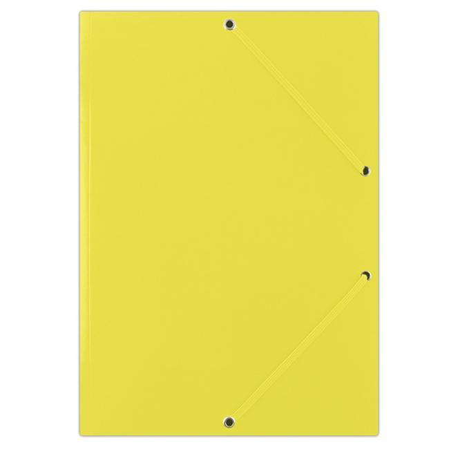 [DO206811] Kartónový obal lesklý s gumičkou DONAU žltý