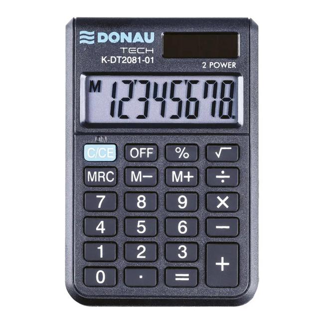 [DO208101] Calculator Donau Tech K-DT2081 black
