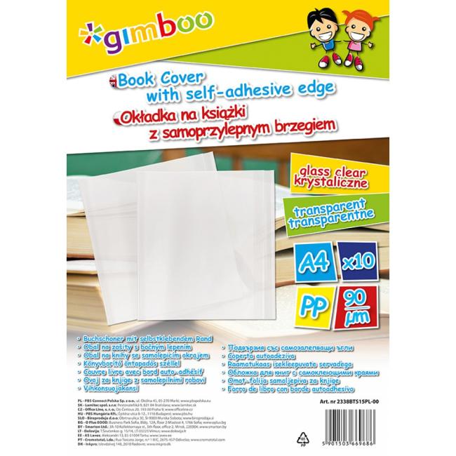 [DO233800] Covers for Gimboo A4 self-adhesive notebooks, 30.5 x 54 cm, 90 mic