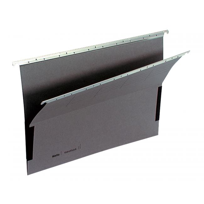 Hanging case with side panels Biella recycled gray