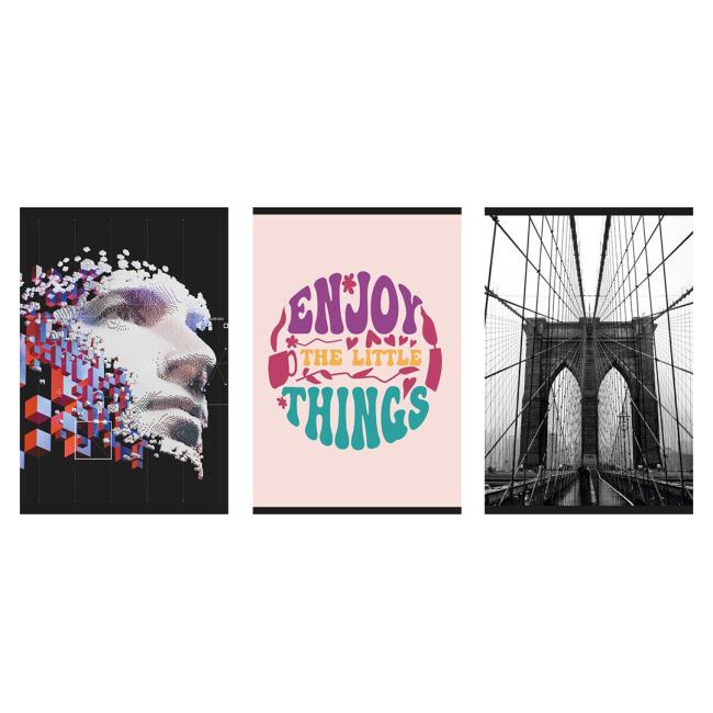 Zápisník 464, A4, linajkový, 70 g, mix motívov