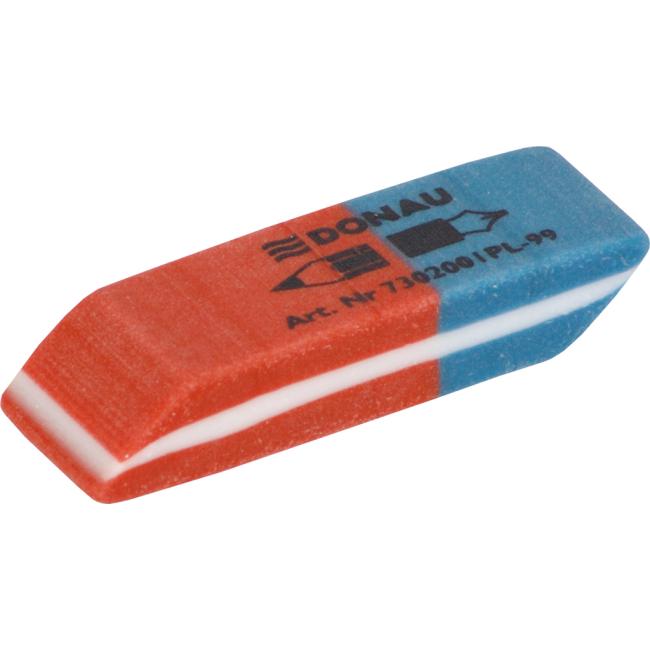 Rubber 40x14x8mm blue-red