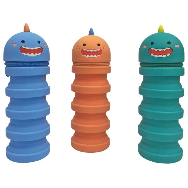 [DO322243] Púzdro na pero DONAU Pop-Up Monster silikónové 12,7-19,7 mm mix farieb