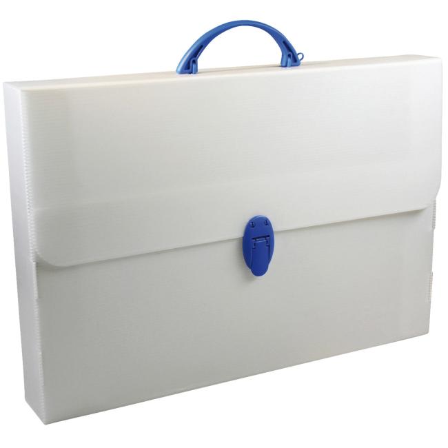[DO330329] Briefcase plastic A3 with handle DONAU transparent