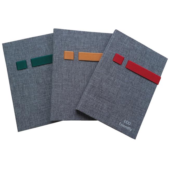 [DO330339] DONAU block with rubber bands for pen and mobile A5, dotted lining