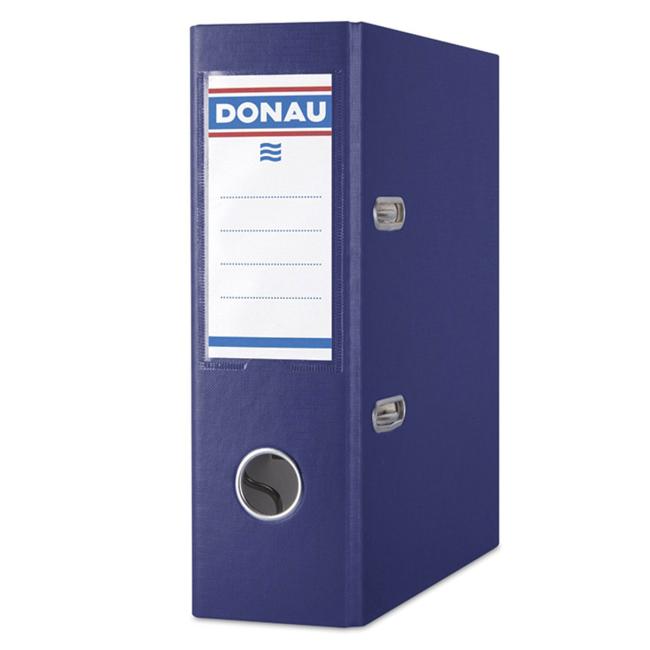 [DO390518] DONAU Master lever folder, cardboard and foil, A5/75 mm, dark blue
