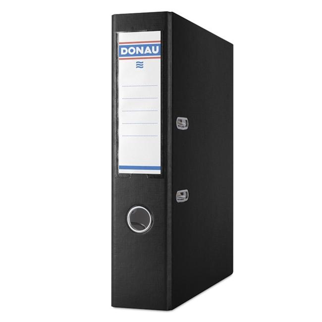 [DO397001] DONAU Master lever folder, cardboard and foil, A4/75 mm, black