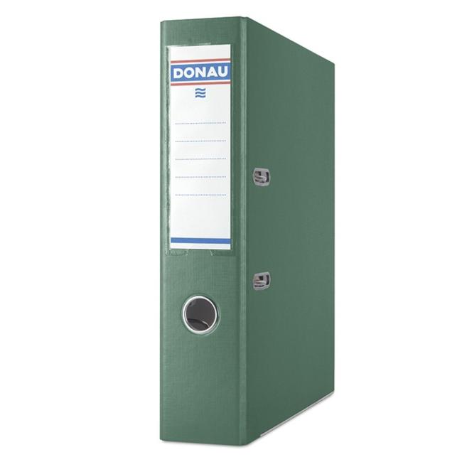 [DO397506] DONAU Premium-S lever folder, cardboard/PP, A4/75 mm, green