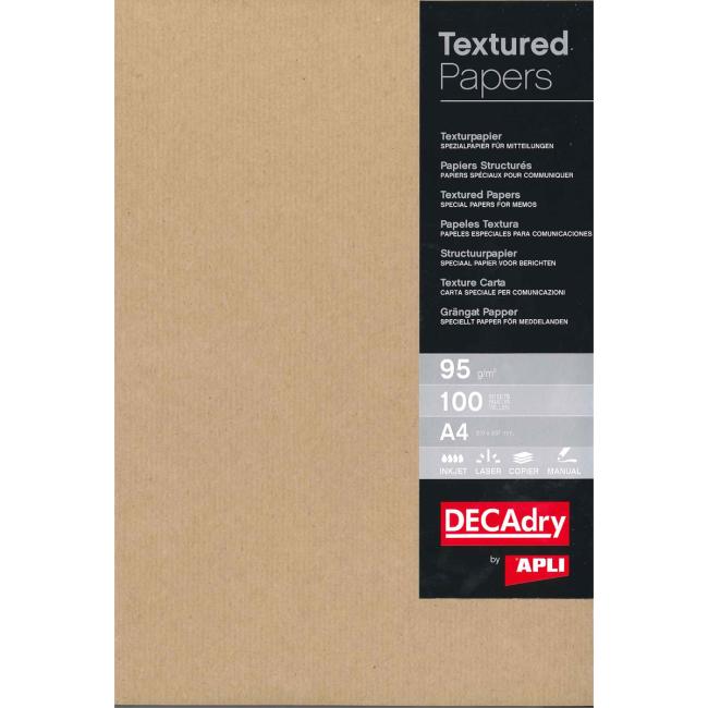 Structured Kraft paper, 95g, 100 sheets