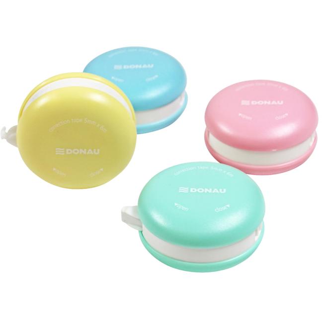 Correction roller DONAU Macaron, 5 mm x 6 m, display 16 pcs