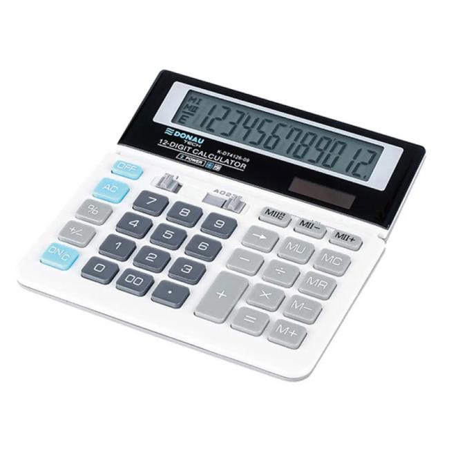 [DO412609] Desktop calculator Donau Tech K-DT4126-09 white