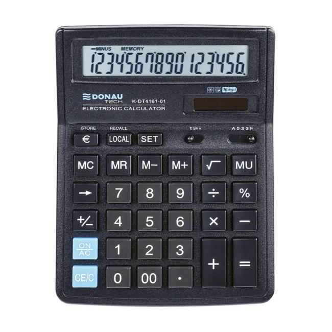 [DO416101] Calculator Donau Tech K-DT4161 black