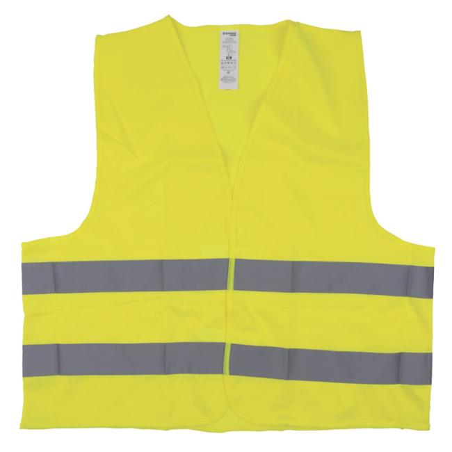 [DO431109] Vest reflective Hi-vis Vest yellow large. L