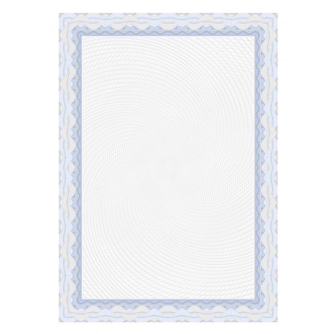 Certifikačný papier APLI A4 modrý, 115g, 25 hárkov