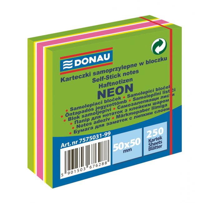 [DO503199] Donau neon mat, 50 x 50 mm, green, 250 sheets