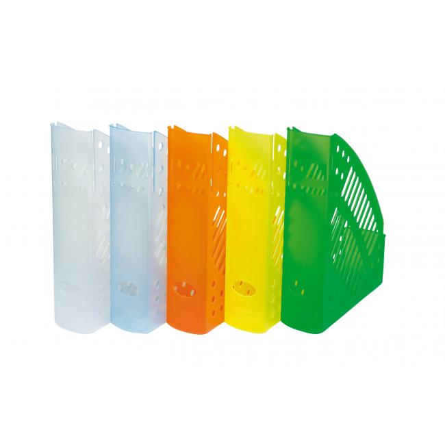 [DO746812] Magazine rack PS transparent orange 70mm