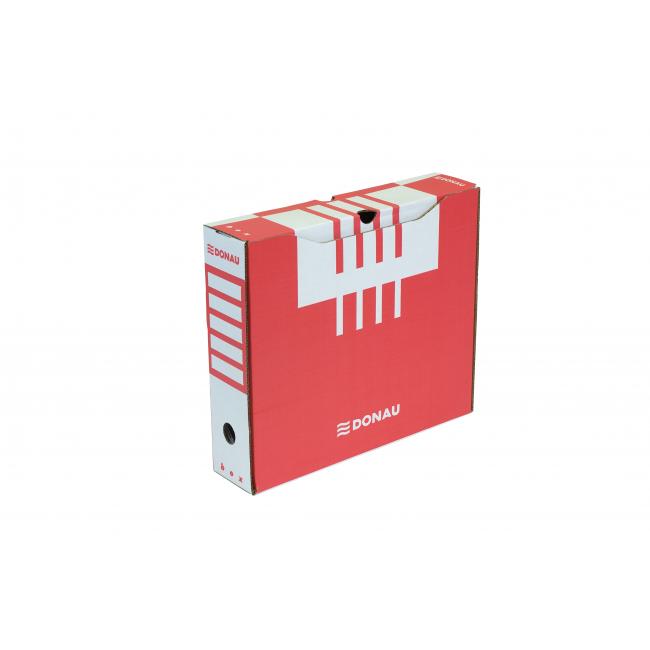 Archival box DONAU 80mm red