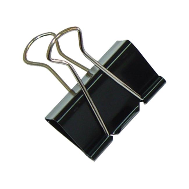 Klipy na dokumenty Office Products 25 mm čierne
