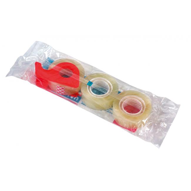 [DO787503] Lepiaca páska DONAU 15 mm x 10 m s dispenzorom 3ks