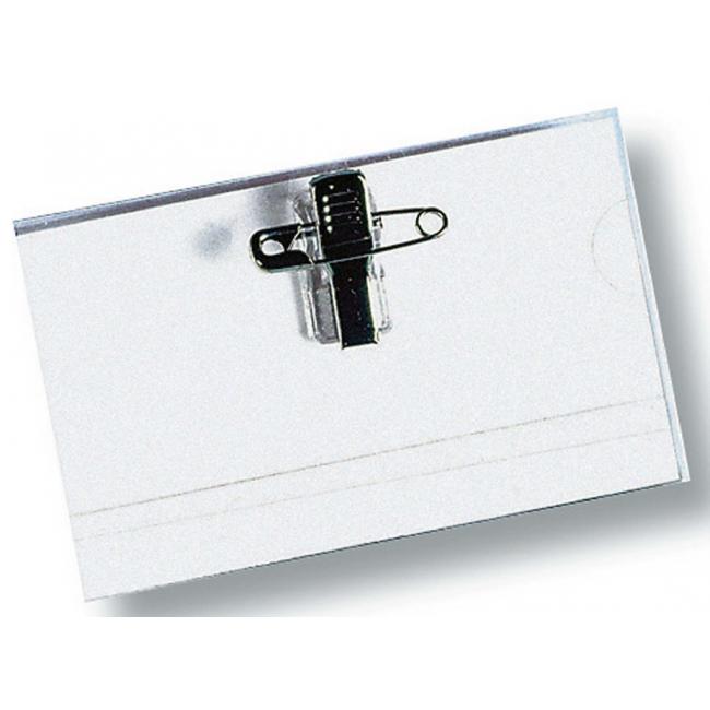 [DO834800] Spona na štítok + kolík DANUBE 90x57mm 50 ks