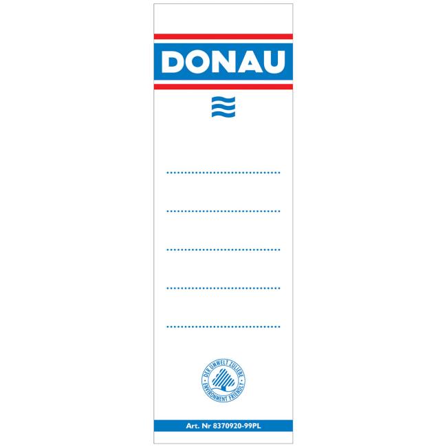 Spine insert label for binders 48x153mm white