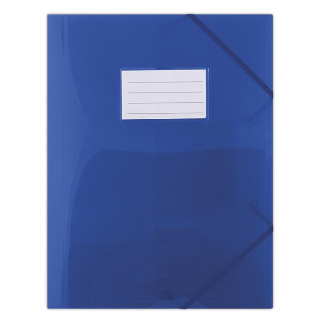 [DO856810] Plastic cover with rubber DONAU semi-transparent blue