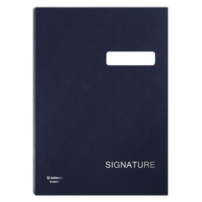 [DO869018] Signature book DANUBE dark blue