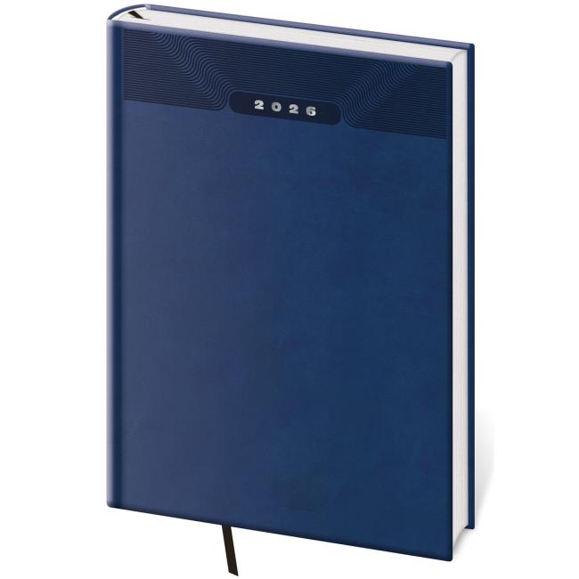 Diary Print classic weekly A5 14.3x20.5cm blue 2026
