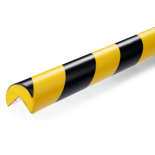 [DU100130] Protective corner profile C25R, yellow-black, self-adhesive