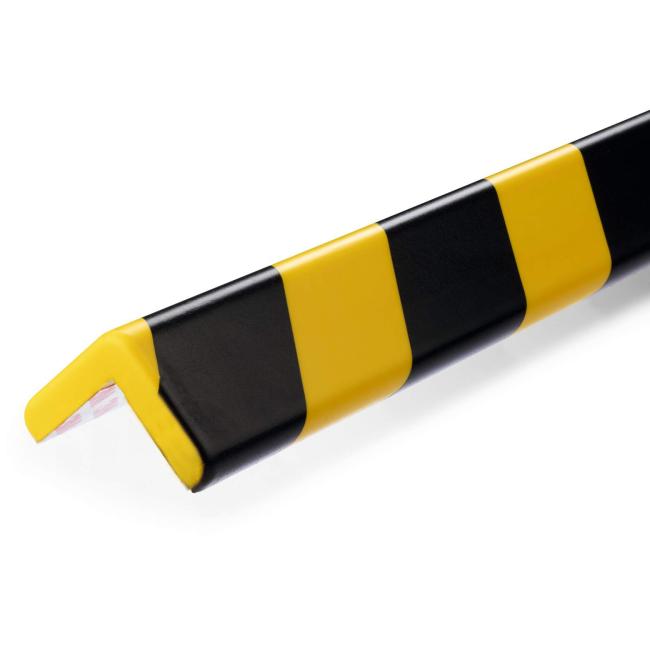 [DU102130] Protective corner profile C35, yellow-black, self-adhesive