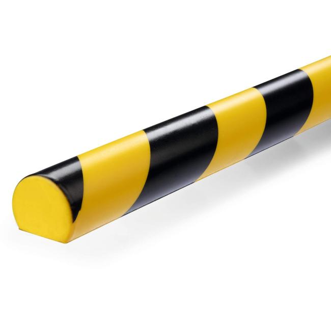 [DU109130] Surface protection profile S32R, yellow-black, self-adhesive
