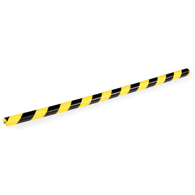 [DU111013] Corner protection profile C25R, yellow-black, magnetic Magnetic, flexible profile for corner protection